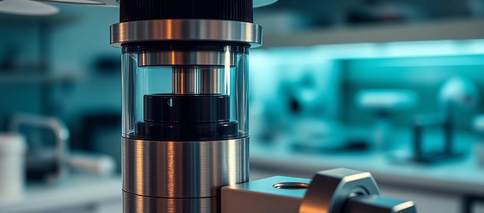 A precision scientific instrument in a clean laboratory